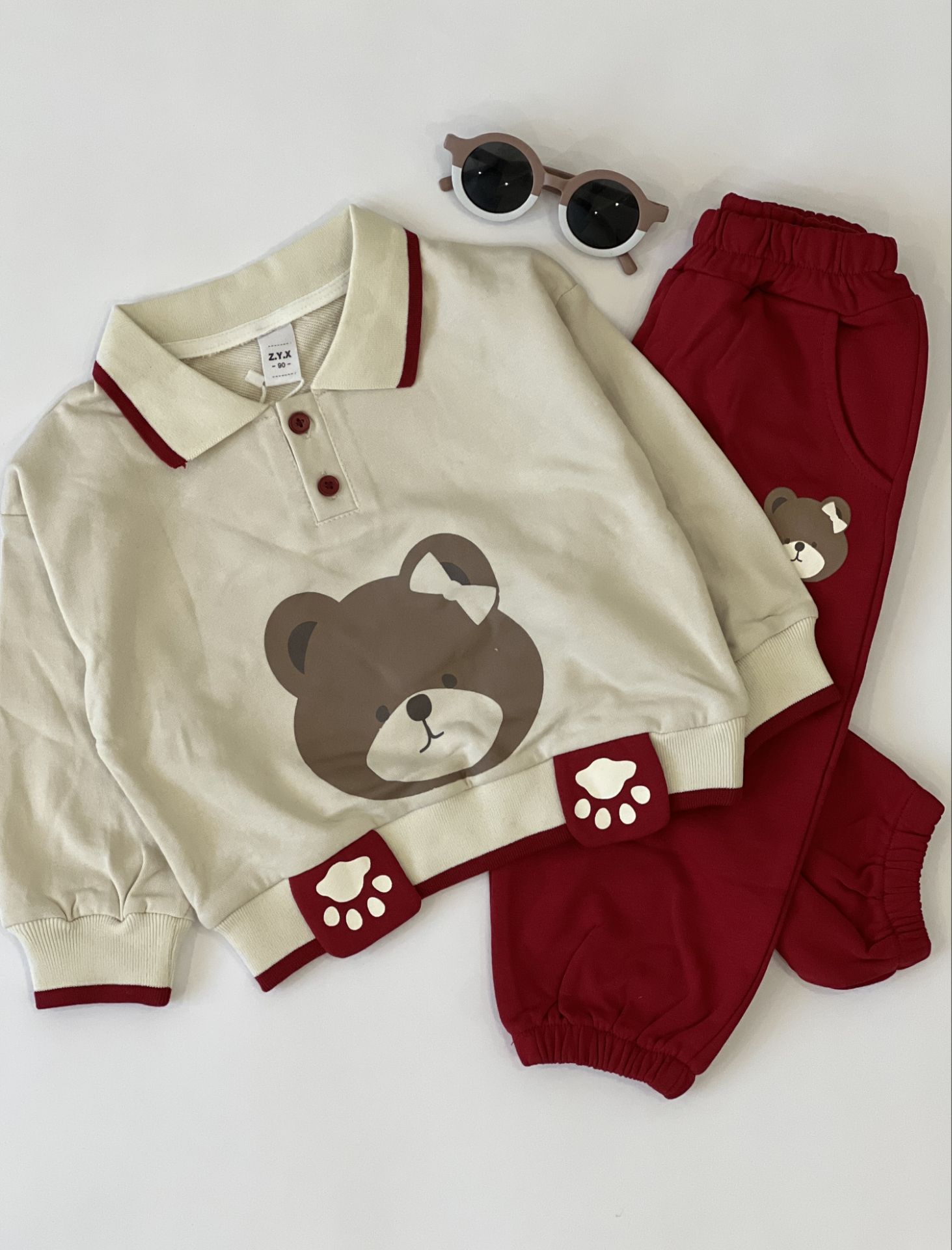 ست بلوز شلوار پسرانه طرح خرسی